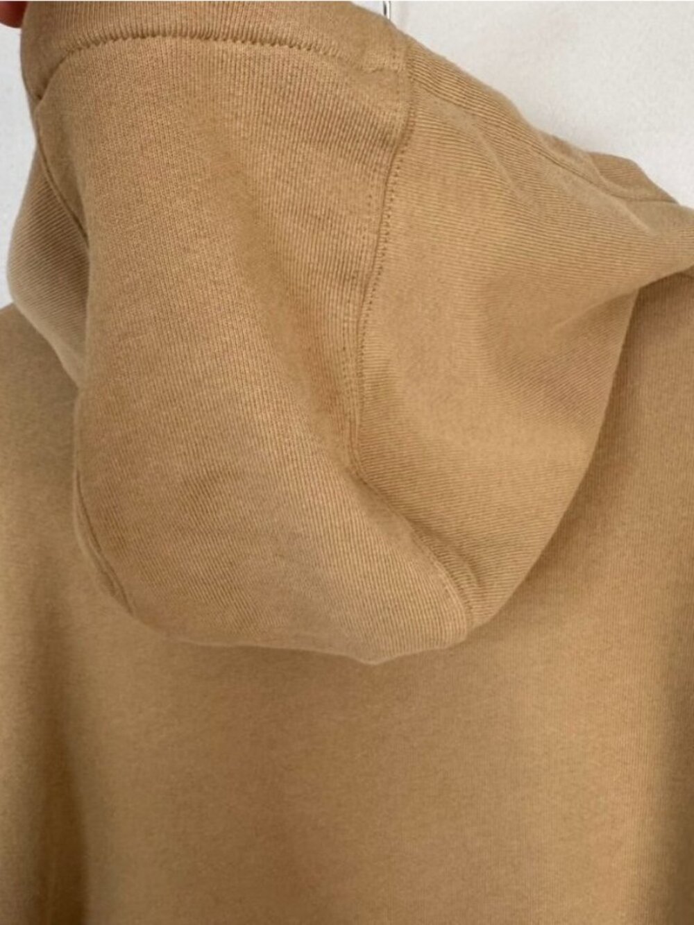 ATM Anthony Thomas Melillo Nude French Terry Hooded Open Sided Poncho One Size - Picture 8 of 14